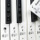 1set Piano Keyboard Stickers Adhesive Decals 3