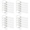 20pcs Stainless Steel Blank Keychains for Engraving 7