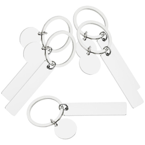 20pcs Stainless Steel Blank Keychains for Engraving 2