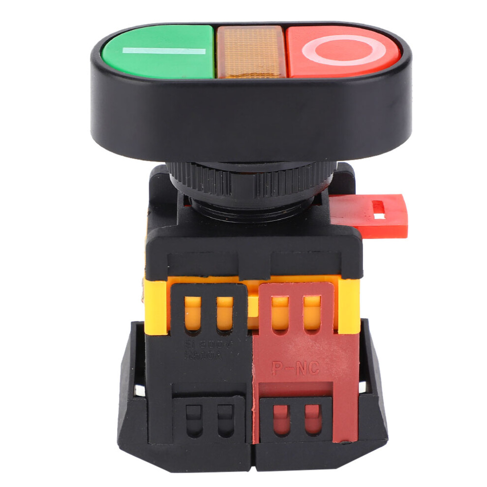 Apbb-22/25N Double Push Button Switch With Led 8320539841250