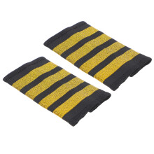 1pair Pilot Epaulets Professional Shoulder Boards Captain Uniform