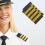 1pair Pilot Epaulets Professional Shoulder Boards Captain Uniform 7