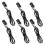 6Pcs Car LED Eagle Eye License Plate Light Black Aluminum Shell 6