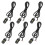 6Pcs Car LED Eagle Eye License Plate Light Black Aluminum Shell 10
