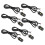 6Pcs Car LED Eagle Eye License Plate Light Black Aluminum Shell 8