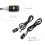 6Pcs Car LED Eagle Eye License Plate Light Black Aluminum Shell 2