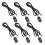 6Pcs Car LED Eagle Eye License Plate Light Black Aluminum Shell 7