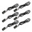 6Pcs Car LED Eagle Eye License Plate Light Black Aluminum Shell 9