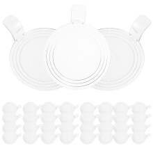 100pcs Thickened Plastic Cake Boards with Handle