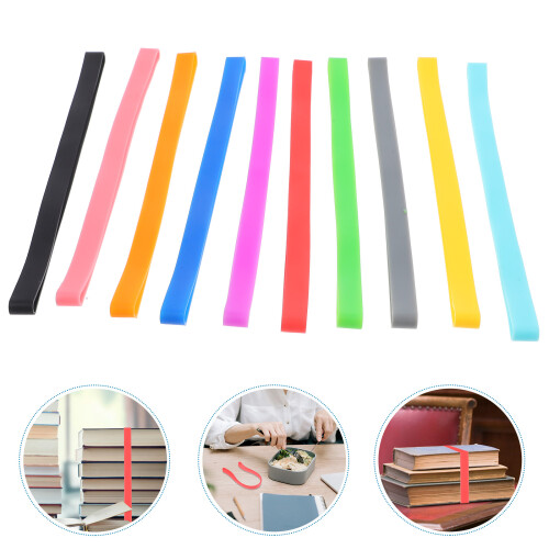 10pcs Elastic Rubber Bands for Book Binding Bento Box 2