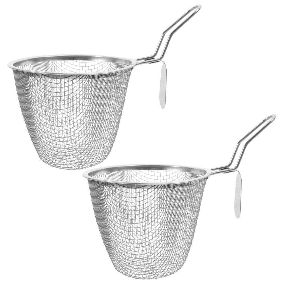 2pcs Stainless Steel Cooking Strainer Hot Pot Colander-image-OPC-PKBMVN6-NEW