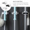 3pcs Broom Mop Holder Wall Mounted Hooks Organizer 10