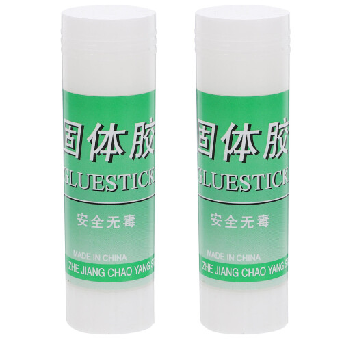 2pcs Solid Glue Sticks for School Office Crafts