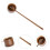 1pc Long Handle Bamboo Water Ladle Garden Tool 5