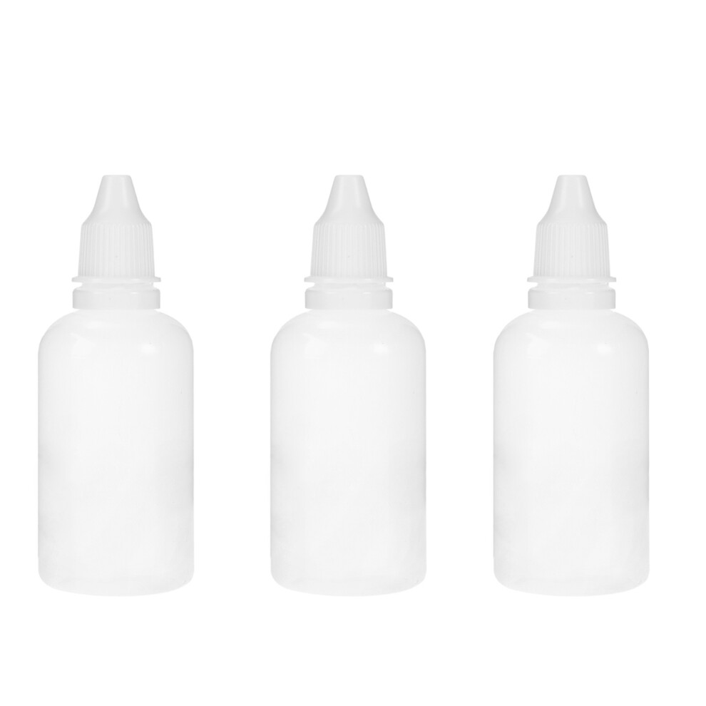 Inoomp Light 10Pcs 50Ml Empty Squeezable Dropper Bottles With Caps