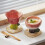 Ceramic Dessert Bowl Ice Cream Cup Tulip Design 11