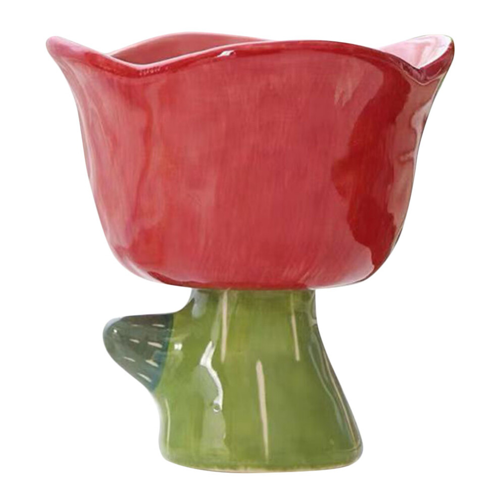 Ceramic Dessert Bowl Ice Cream Cup Tulip Design-image-OPC-PKBMWGM-NEW