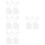 32pcs Unfinished House Shaped Keychain Blanks for Sublimation 9
