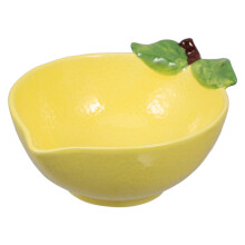 Lemon Shape Ceramic Salad Dessert Fruit Bowl
