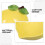 Lemon Shape Ceramic Salad Dessert Fruit Bowl 7
