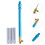 1set Punching Needles Embroidery Hook Knitting Needles 8