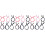 18pcs Bow Wire Headbands Retro Hair Hoops 7