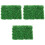 3pcs Artificial Grass Lawn Plastic Turf Simulation Plants Decor 3