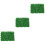 3pcs Artificial Grass Lawn Plastic Turf Simulation Plants Decor 5