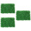 3pcs Artificial Grass Lawn Plastic Turf Simulation Plants Decor 7