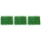 3pcs Artificial Grass Lawn Plastic Turf Simulation Plants Decor 4