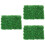 3pcs Artificial Grass Lawn Plastic Turf Simulation Plants Decor 6