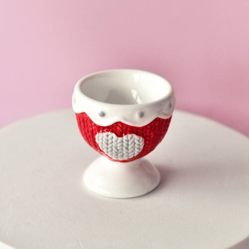 2pcs European-Style Ceramic Egg Cup Holder for Home 2
