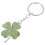 5pcs Four Leaf Clover Keychain Lucky Shamrock Key Ring Car Charm 3