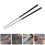 1pair Metal Chopsticks Household Dinnerware 9