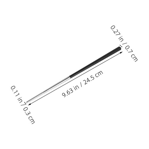 1pair Metal Chopsticks Household Dinnerware 1