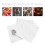 500pcs Aluminum Foil Candy Wrappers 8cm Square Chocolate Packaging 9