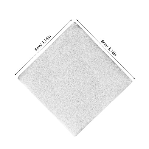 500pcs Aluminum Foil Candy Wrappers 8cm Square Chocolate Packaging 2