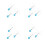 12pcs Air Conditioner Deflector Fan for Indoor Use 9
