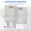 2pcs Range Hood Grease Filter Replacement Mesh Filters 8