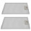 2pcs Range Hood Grease Filter Replacement Mesh Filters 1