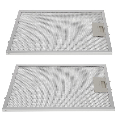 2pcs Range Hood Grease Filter Replacement Mesh Filters