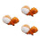 3pcs Squirrel Plush Keychain Pendant for Bag Backpack Handbag 7