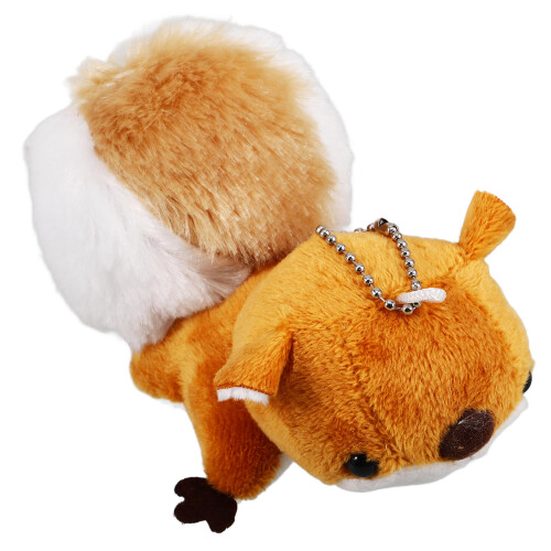 3pcs Squirrel Plush Keychain Pendant for Bag Backpack Handbag