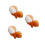 3pcs Squirrel Plush Keychain Pendant for Bag Backpack Handbag 10