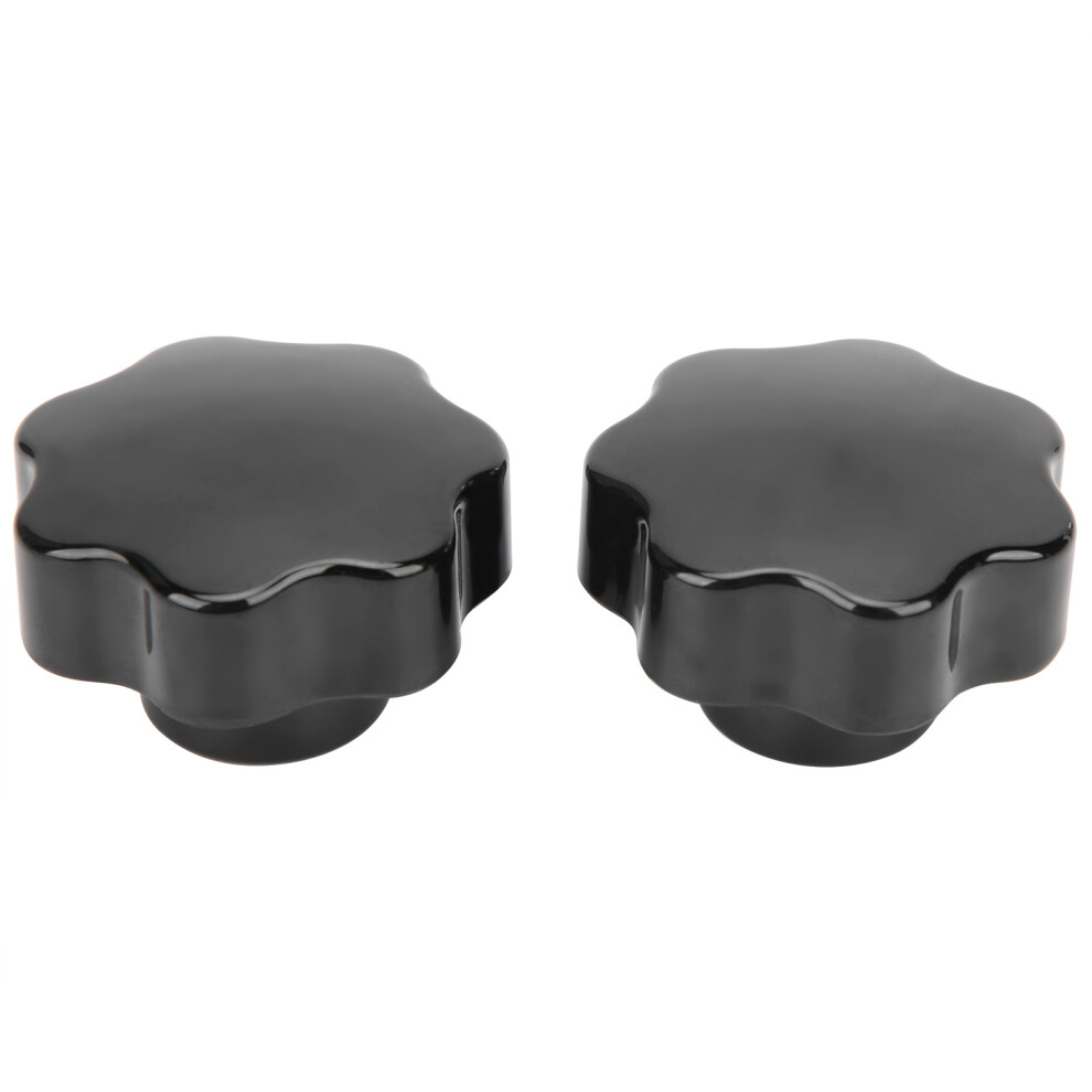 2Pcs Female Thread Clamping Knob 7 Star Head Nuts