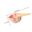 Ceramic Ice Cream Bowl with Handle Dessert Fruit Container 2