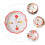 Ceramic Salad Bowl Dessert Breakfast Wave Pattern Bowl 10