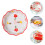 Ceramic Salad Bowl Dessert Breakfast Wave Pattern Bowl 3