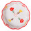 Ceramic Salad Bowl Dessert Breakfast Wave Pattern Bowl 8