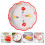 Ceramic Salad Bowl Dessert Breakfast Wave Pattern Bowl 5